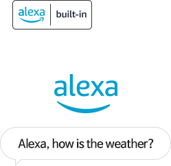 Alexa, how in the weather?
